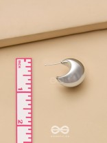 The Grandeur Drops - Silver Statement Earrings 