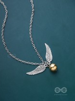 Resting Quidditch - Statement Silver Pendant