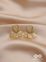The Dewy Dreamer - Golden Drop Earrings 