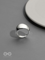 The Silver Stunner- Bold Silver Ring 