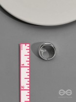 The Silver Stunner- Bold Silver Ring 