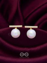 Modern Grace - Golden Embellished Ear Jackets