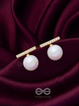 Modern Grace - Golden Embellished Ear Jackets