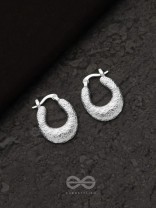 Glittering Halos - Silver Earrings