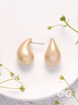 Glitter Drops - Holographic Acrylic Earrings (Golden)