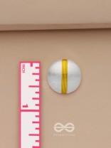 Subtle Streak - Silver Stud Earrings