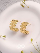 Miniature Seashells - Golden Earrings