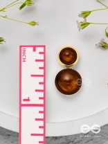 Earthy Treasures - Golden Earrings