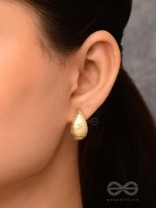Gilded Illumination - Golden Earrings