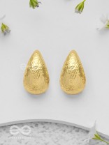 Gilded Illumination - Golden Earrings