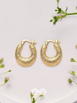 Glittering Halos - Golden Earrings