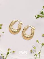 Glittering Halos - Golden Earrings