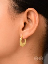 Glittering Halos - Golden Earrings