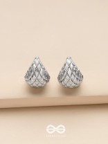 Moonlit Scales - Silver Earrings