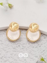 Ivory Dreams - Golden Earrings