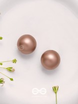 Drop Of Mocha - Casual Stud Earrings