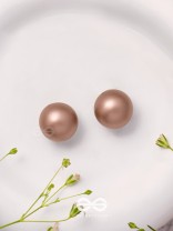 Drop Of Mocha - Casual Stud Earrings