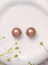 Drop Of Mocha - Casual Stud Earrings