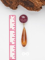 Coffee Droplets - Casual Acrylic Earrings