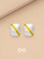 Timeless Nobility - White Stud Earrings