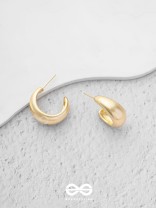 The Elysian Hoops - Golden Earrings