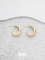 The Elysian Hoops - Golden Earrings