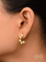 Spell Beads - Classy  Golden  Earrings  
