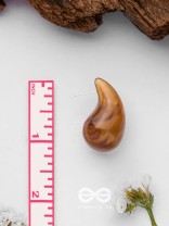 Chestnut Chic - Acrylic Earrings