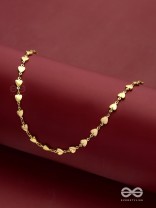 Enchanted Lover - Golden Necklace With Anti-Tarnish Coating