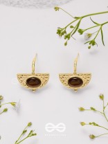 Coffee Bean Beauties - Golden Earrings