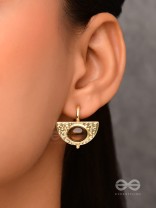 Coffee Bean Beauties - Golden Earrings