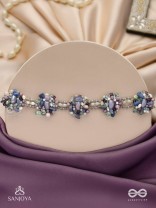 Devasesa- Remnants Of The Sea- Beads And Stones Hand Embroidered Necklace