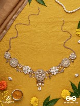 Mandlani - The Spellbinding Orbits - Shells, Mirrors, Pearls And Glass Drops Hand Embroidered Kamar Bandh
