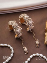 Tararaman - The Bejewelled Galaxies - Beaded Hand Embroidered Cuff Bracelets (Set Of 2)