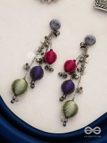 The Bouncy Baubles - Oxidised Earrings