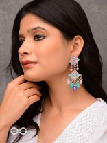 The Pastel Delights - Enamelled Oxidised Earrings