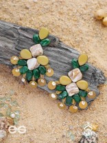Haritaye - The Mint Melody - Stones And Coins Earrings