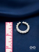 The Shiny Tales - Silver Cubic Zirconia Ring (Adjustable)