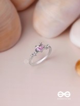 The Celestial Affection - Silver Cubic Zirconia Ring