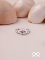 The Celestial Affection - Silver Cubic Zirconia Ring