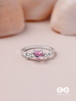 The Celestial Affection - Silver Cubic Zirconia Ring