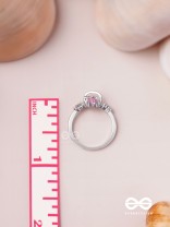 The Celestial Affection - Silver Cubic Zirconia Ring