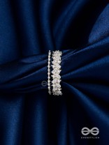 The Jewel Frost - Silver Cubic Zirconia Ring (Adjustable)