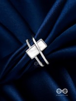 The Band Of Grace - Silver Cubic Zirconia Ring (Adjustable)