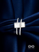 The Band Of Grace - Silver Cubic Zirconia Ring (Adjustable)