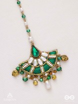 NARTAKILATA-DANCER'S VINE- MAANGTIKA WITH STONES, PEARLS, BEADS AND THREADWORK