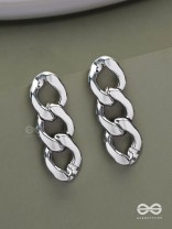 Infinite Glamour- Modern Chain Earrings
