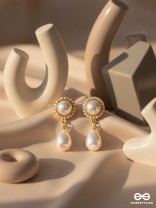 Crown Jewels - Luxe Pearl Earrings
