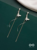 Blossom Tassels- Delicate Drop Earrings