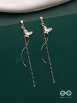 Blossom Tassels- Delicate Drop Earrings